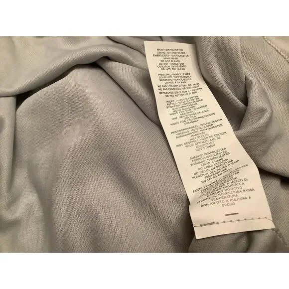 MANER PALE GRAY PLEATED FRONT BEADED STRAP ELEGANT TANK TOP 3X NWT - Picture 8 of 10